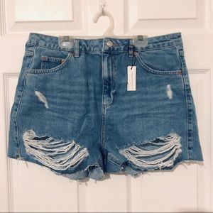 NWT! TOPSHOP “Mom” shorts